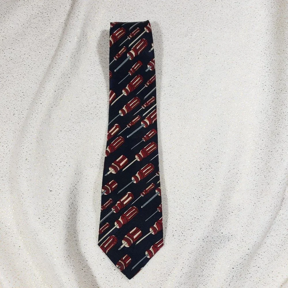 Vintage Home Improvement flying screwdrivers tie‎